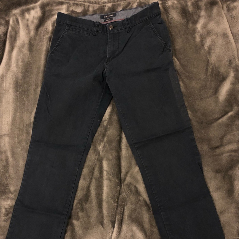 Navy blue chino pants